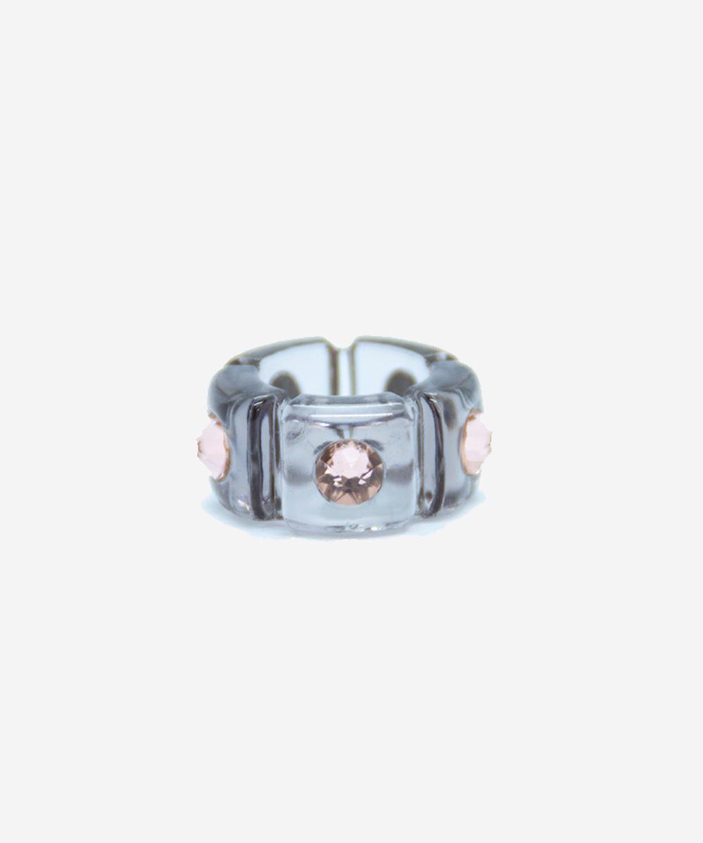 2000Archives x Poetic Bold Ring (Grey - Pink)