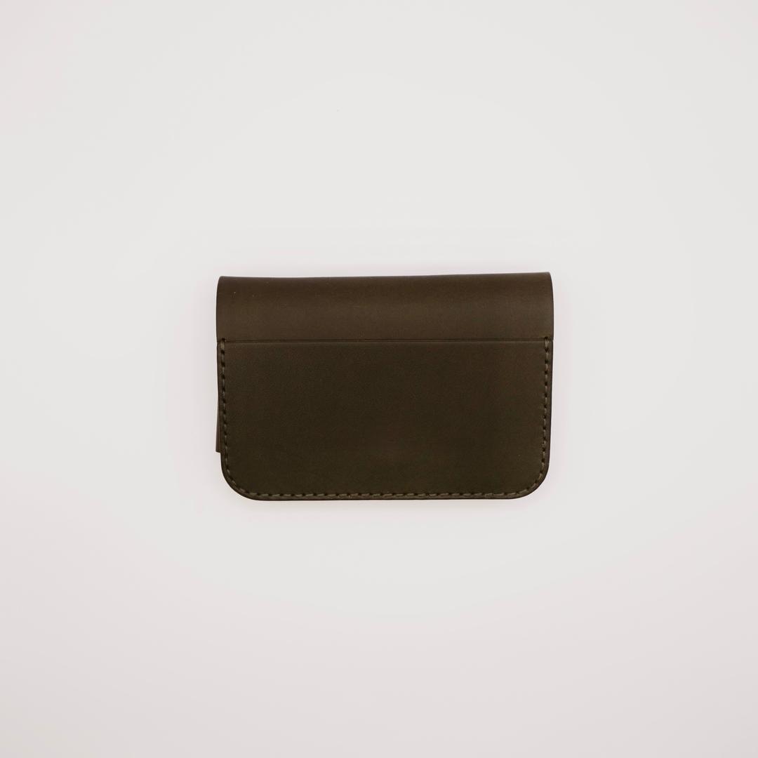 basic card wallet_olive