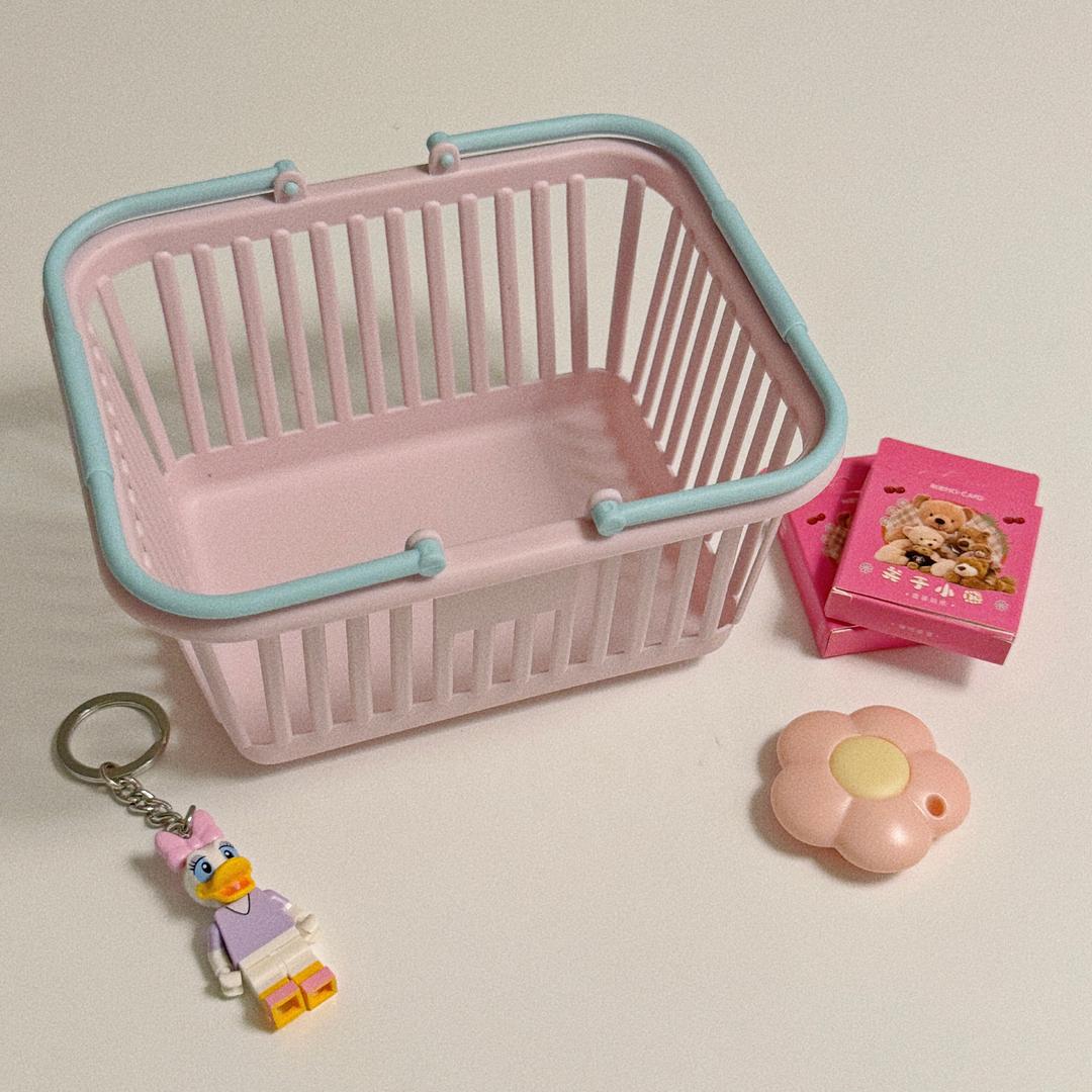 [체리지] 딸기우유 미니 바구니