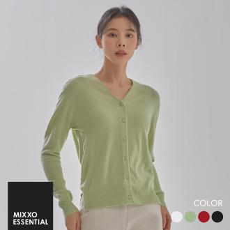 V넥 베이직 가디건 MIWCKB110T