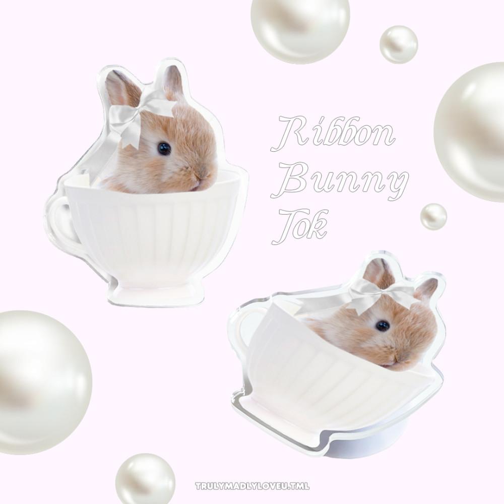 RIBBON BUNNY 리본 토끼 스마트 톡 자석 탈부착 맥세이프