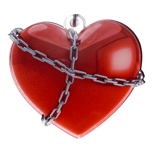하트 체인 키링