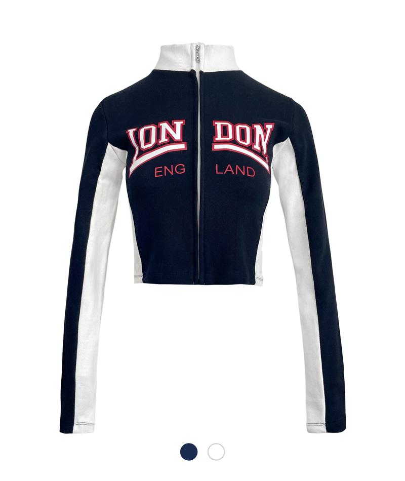 런던 하프 넥 집업