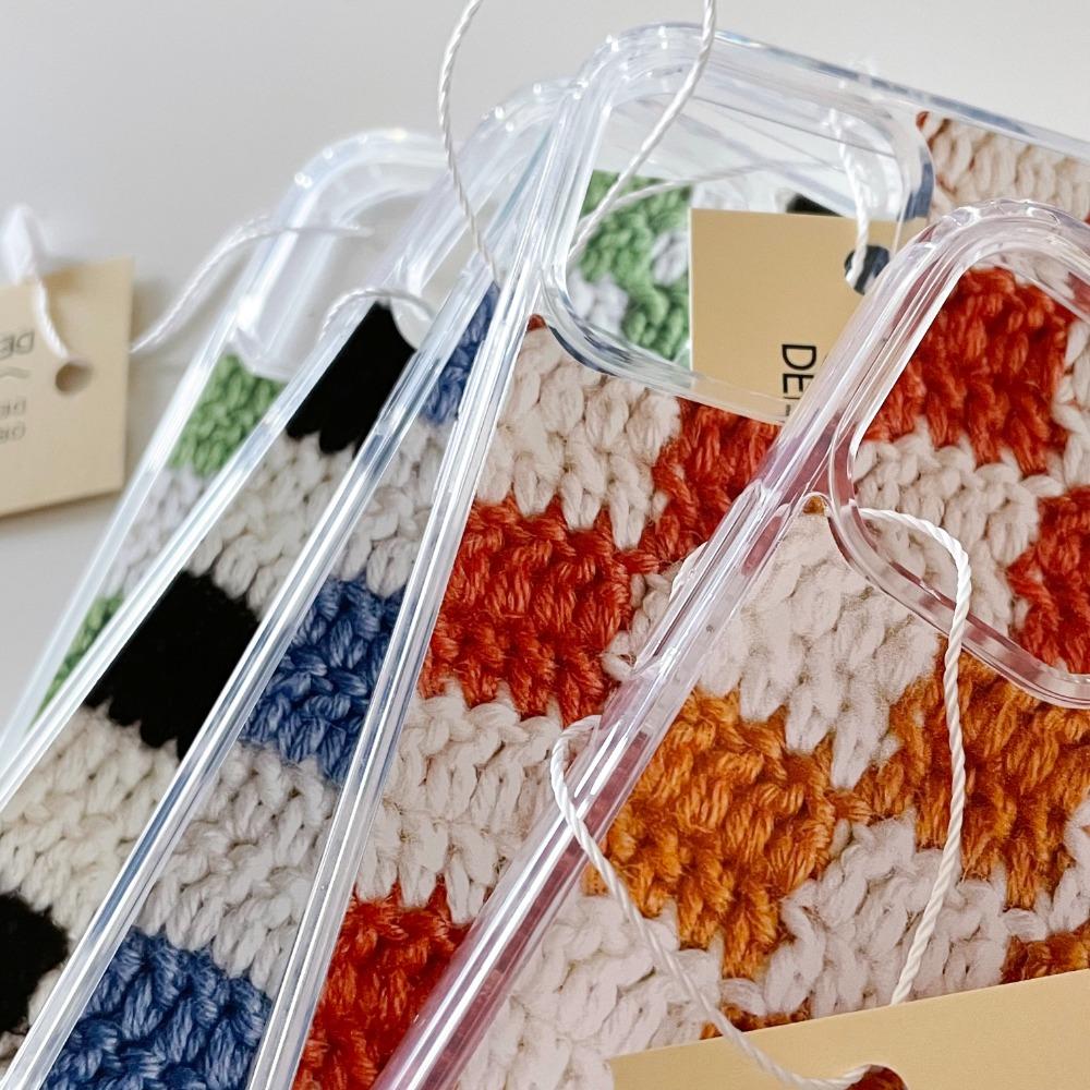 CHECKERBOARD HARD JELL CASE - DELPHIN 감성케이스 스마트폰케이스 아이폰케이스 갤럭시케이스