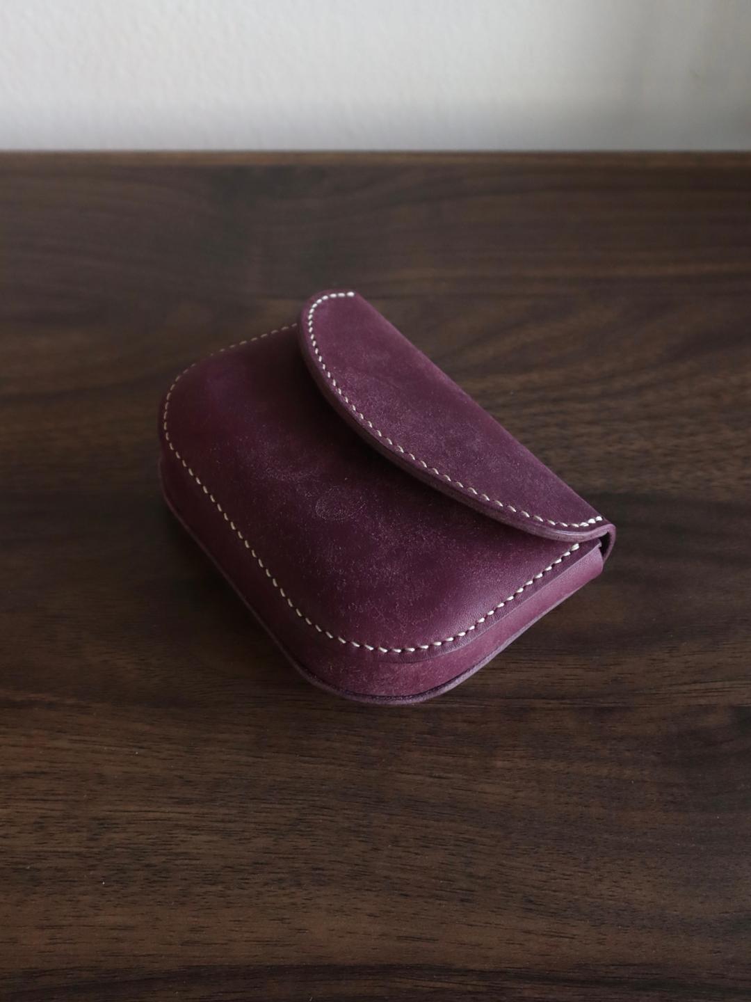 cuire wallet _ purple