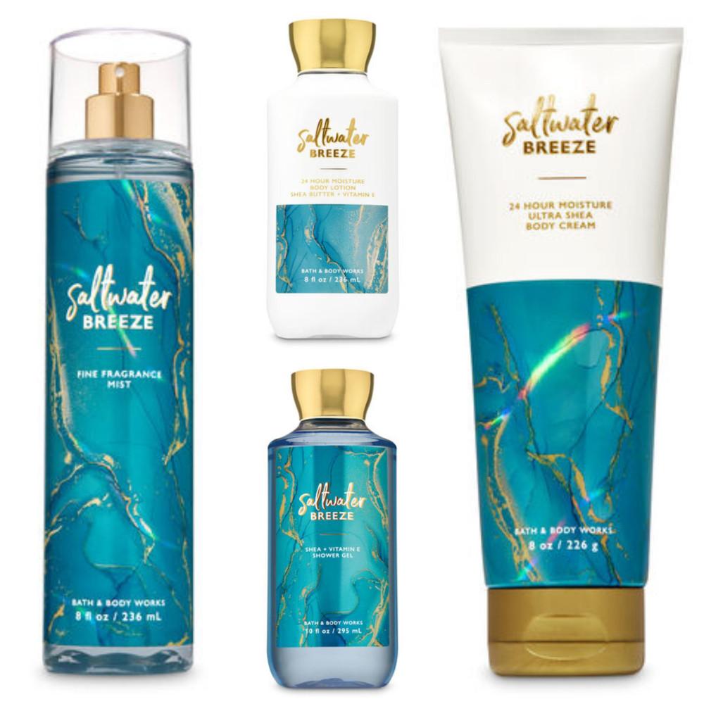 [미국직배송]  배쓰앤바디웍스 -  SALTWATER BREEZE  [ 솔트워터브리즈 ] 바디로션 바디미스트 등 개별선택