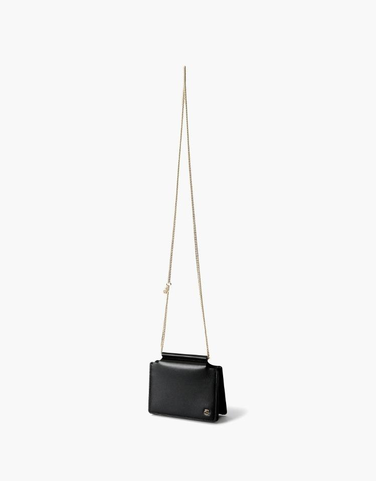 d/p logo wallet bag (cross-body) - black