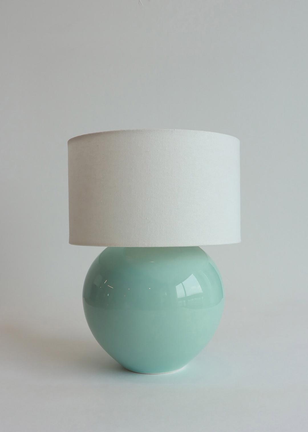 Moon Jar Table Lamp Summer Blue
