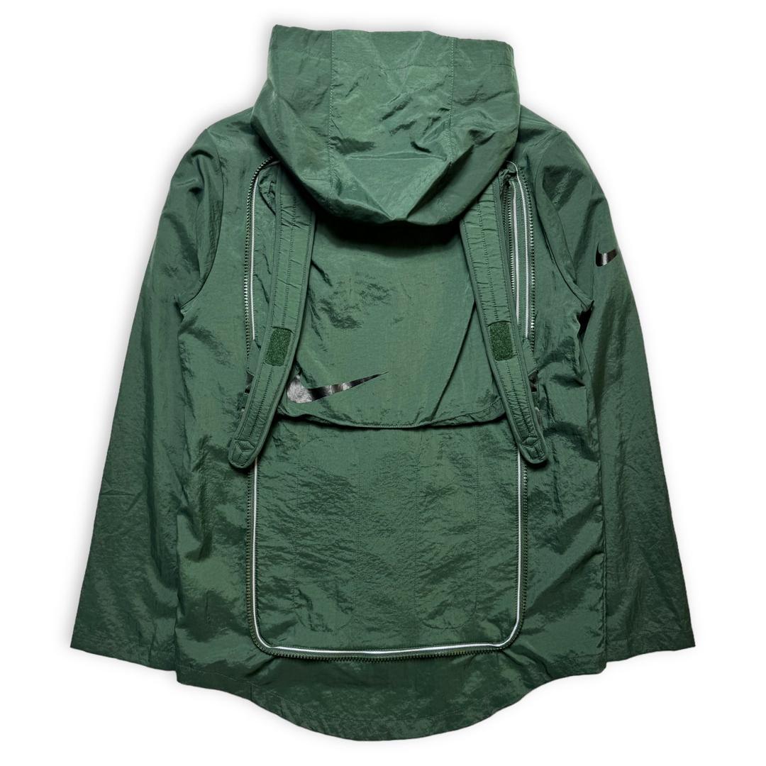 Nike Khaki Green Nylon 2in1 Jacket Bag - Extra Small