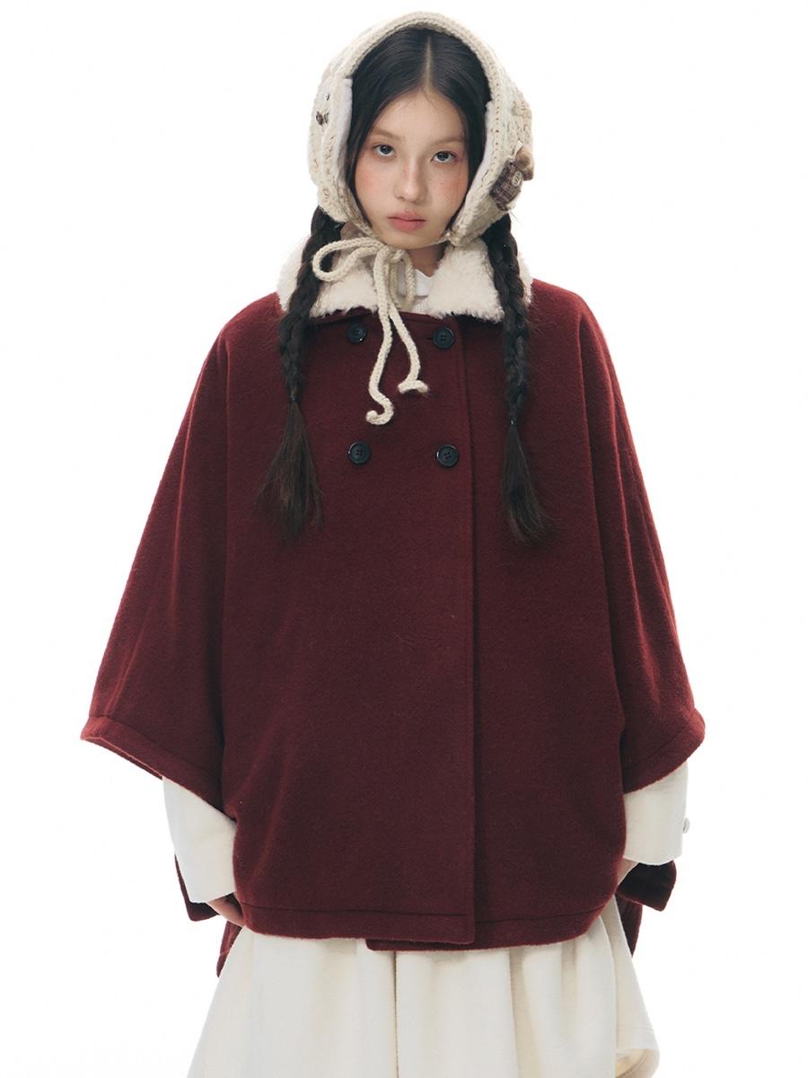 TAKEANAP Highland Meadow Cape Coat (2color)