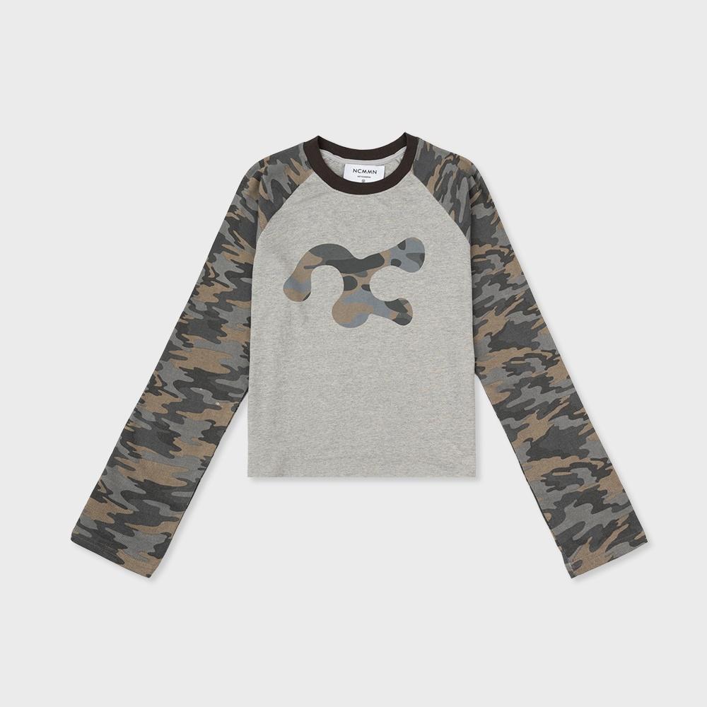 CAMOUFLAGE CROP LONG SLEEVE GY