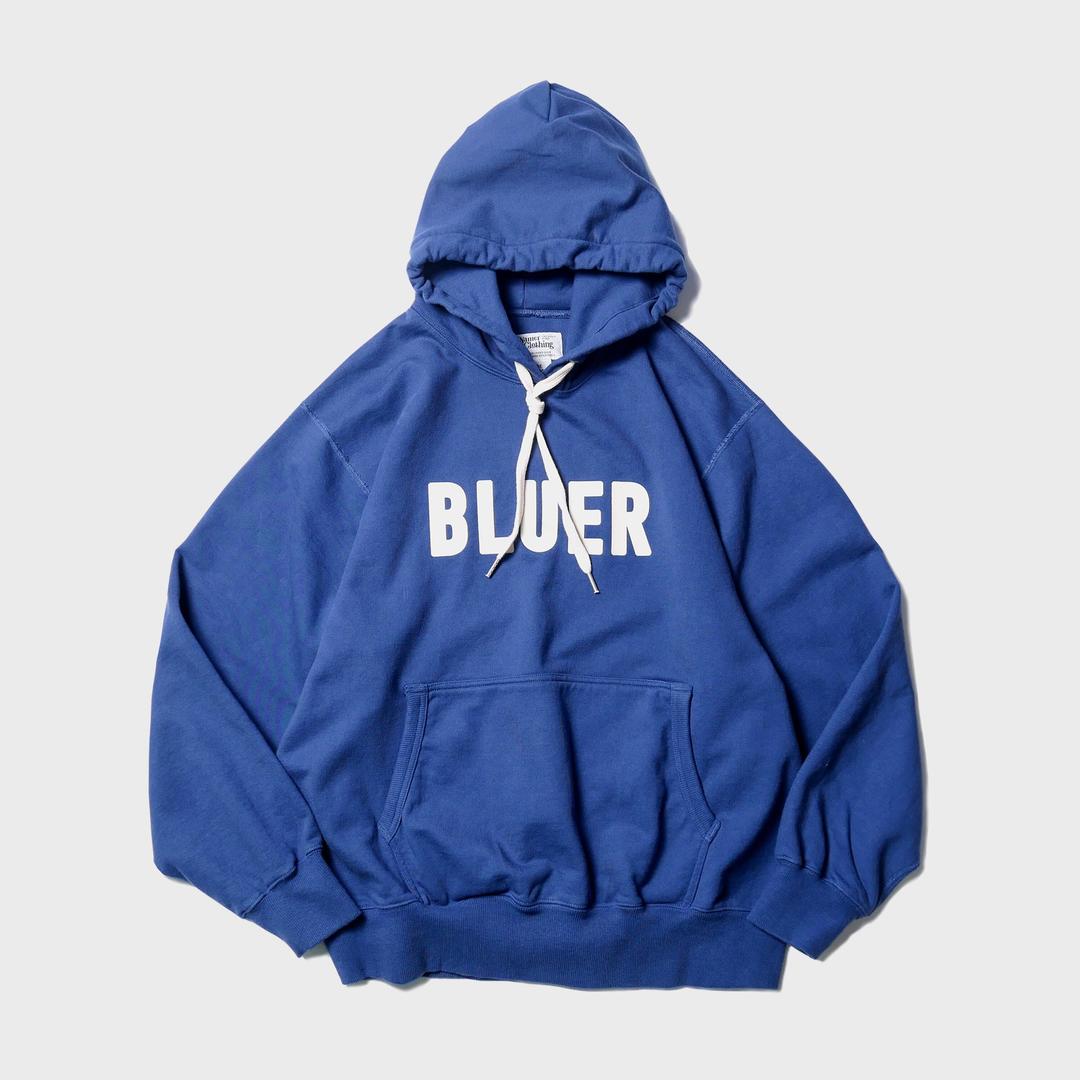 BLUER TEAM HOODIE DUSTY BLUE