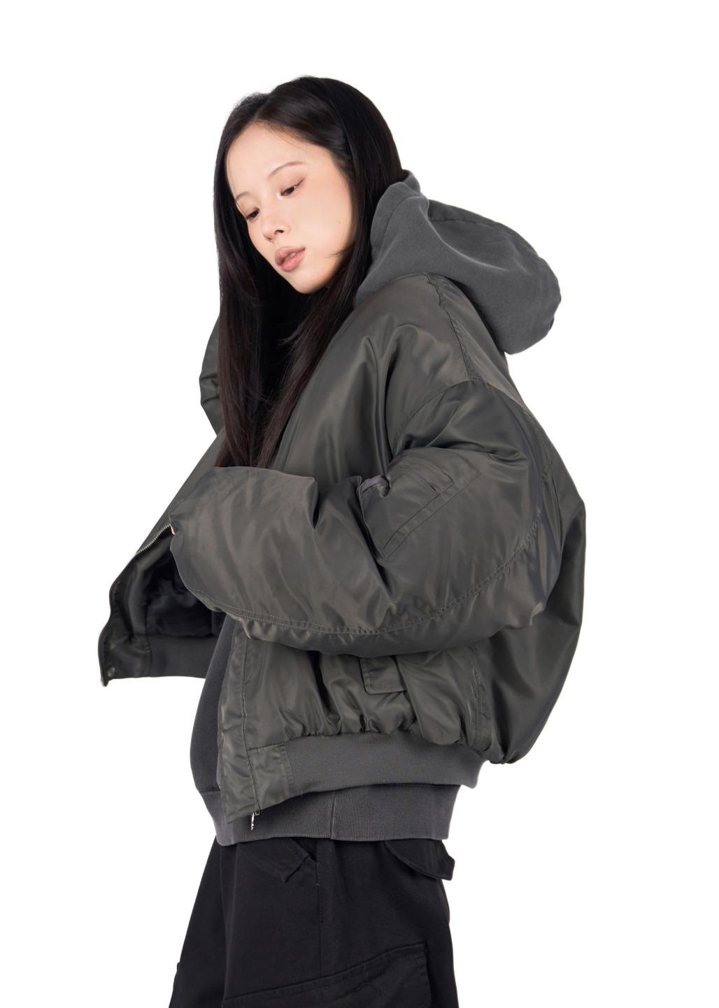 릿킴 HEAVY CROPPED FLIGHT JUMPER