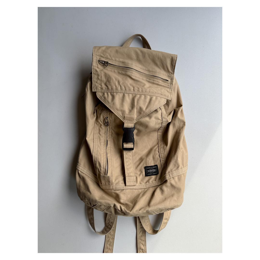 PORTER CUBE - RUCKSACK (Natural Beige)