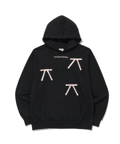 RUDDYCHEEKS RIBBON HOODIE [2Color]