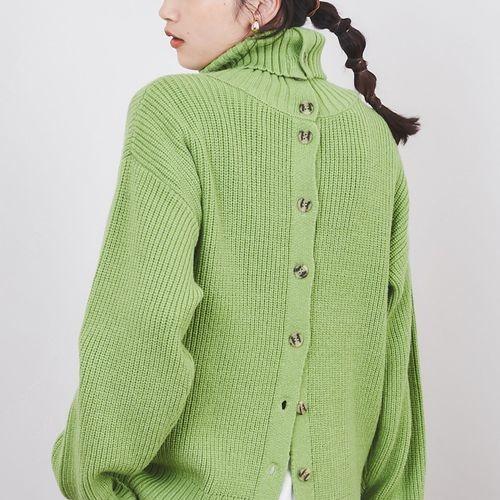 [ WOMAN ] COEN 2way button knit