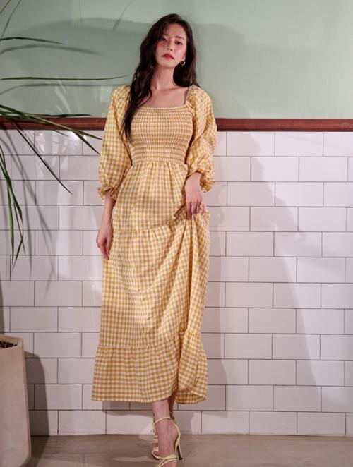 메리 캉캉 원피스_옐로우