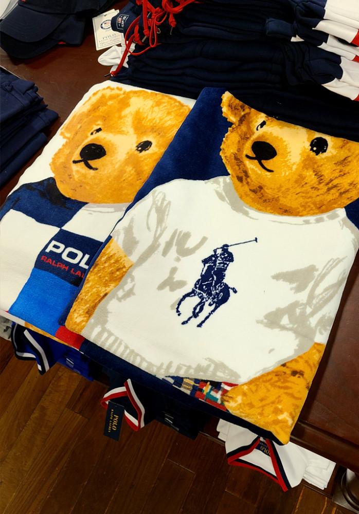 [폴로 랄프로렌] 폴로베어 비치타월 2컬러