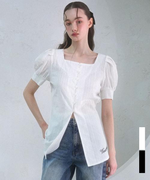 Jein Puff Long Blouse - 2COL