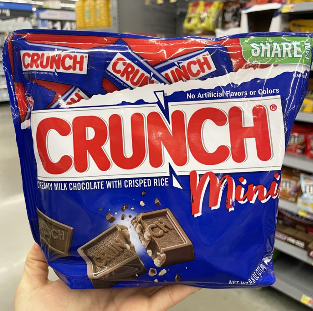 미국 크런치 초콜릿 미니 사이즈 한입 초콜릿 개별포장 277g [원산지:미국]