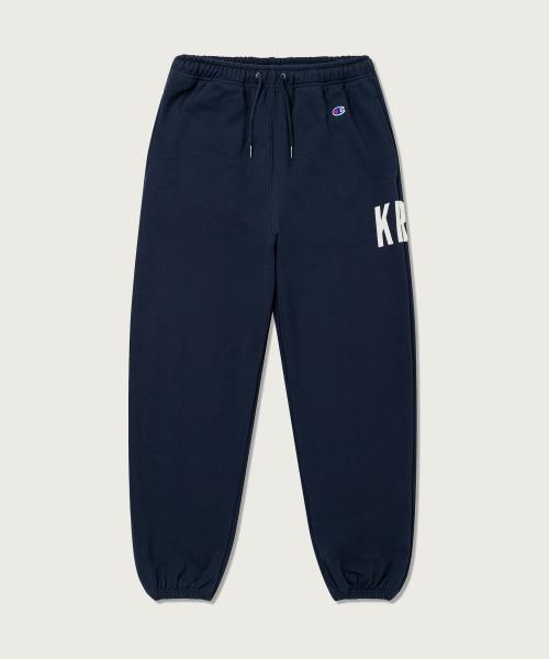 챔피온 X 콤팩트레코드바 빅 로고 스웨트 팬츠 Navy