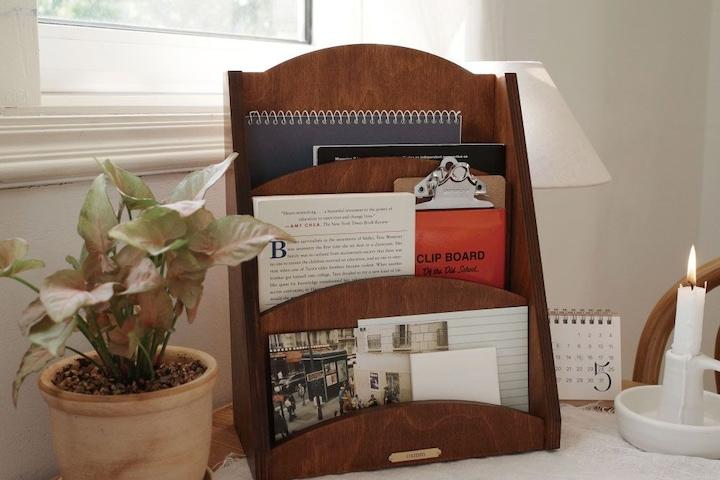 종이수납함 _ Paper collection box/데스크테리어 오거나이저 데스크오거나이저