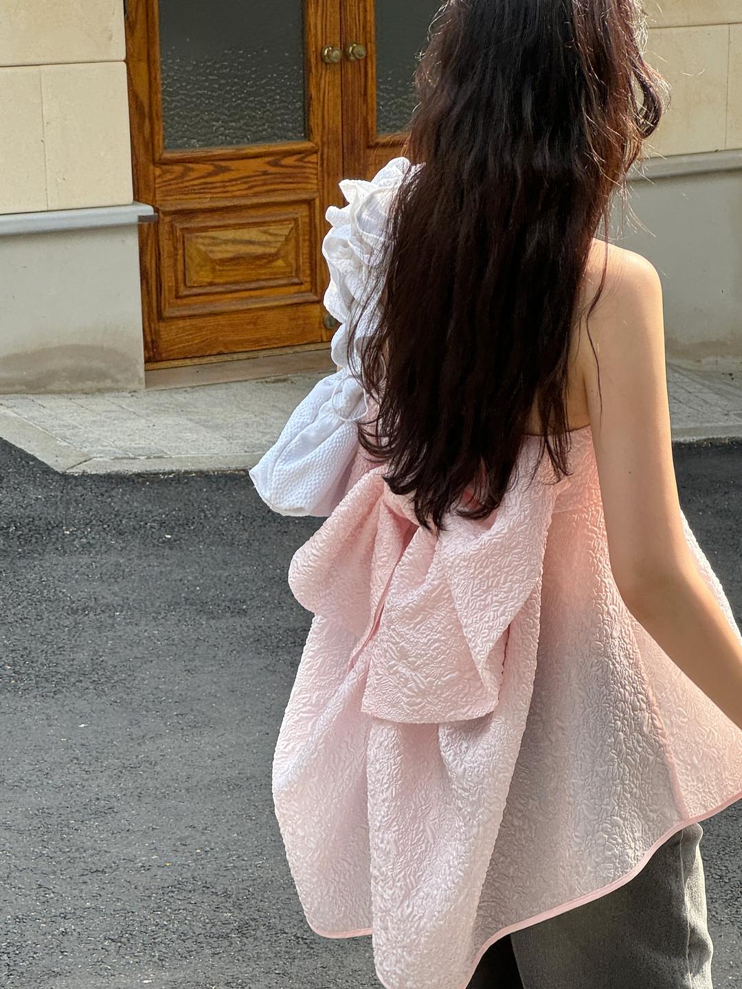 fleur ribbon bustier