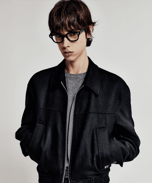 아이코닉 울 블루종 자켓 MAINE 블랙