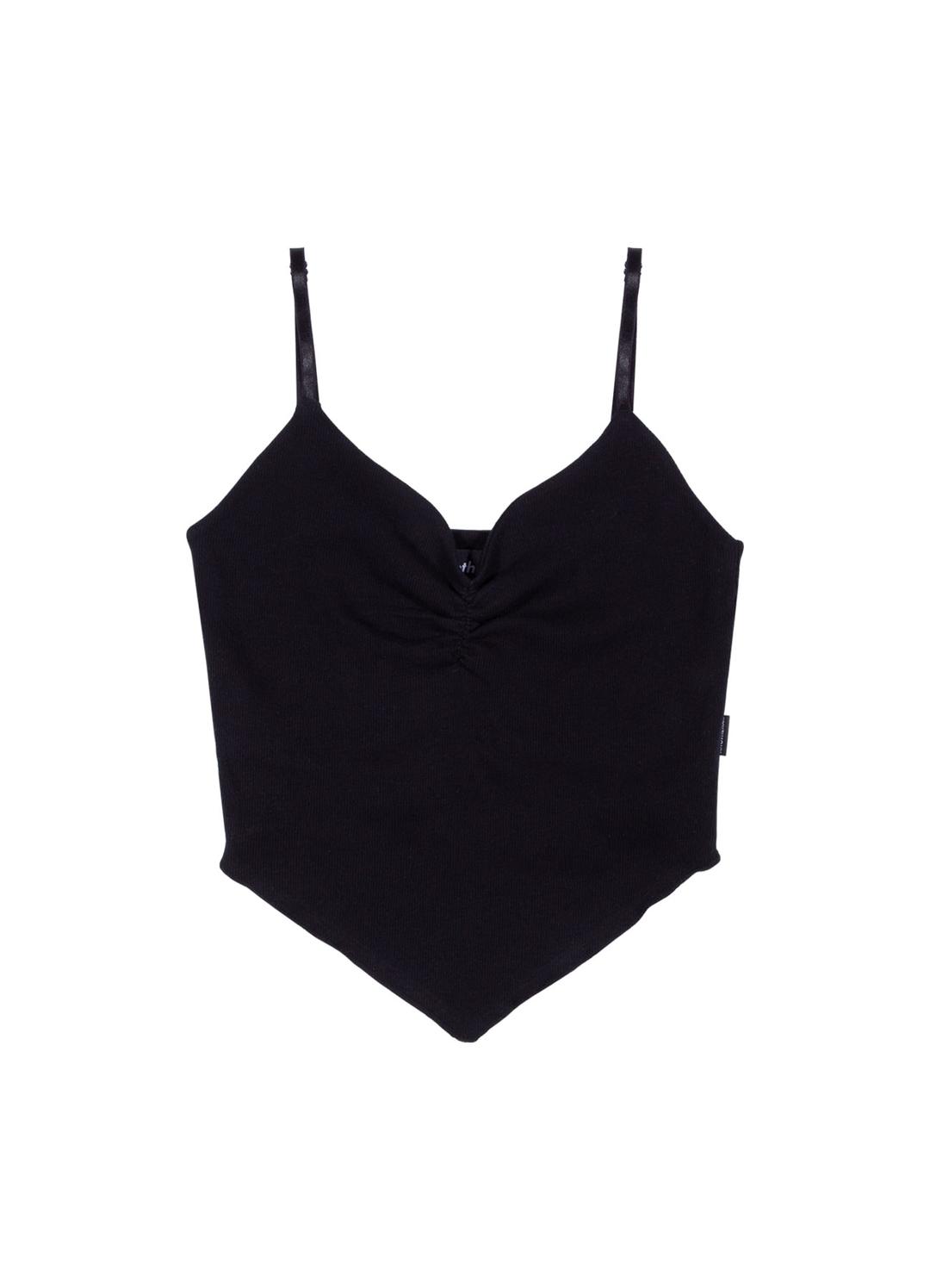 HEART-NECK SLEEVELESS (2 color)