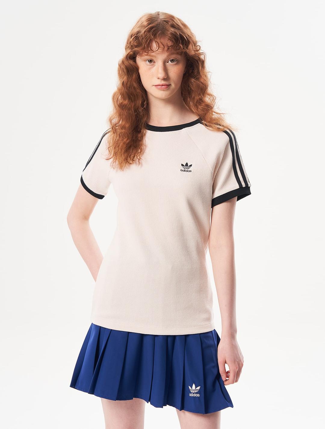 3 S Slim Tee - Ivory
