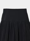BALLOON SHIRRING SKIRT - BLACK