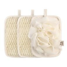 F3 저자극 샤워장갑 양면 글러브