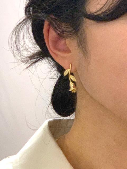 로즈이어링 빈티지귀걸이 앤틱귀걸이 장미귀걸이 꽃귀걸이 드롭이어링