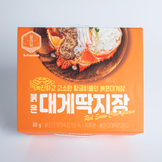 설래담 붉은대게딱지장 80g/400g 대게장