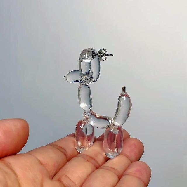 【片耳ピアスorイヤリング】風船いぬ