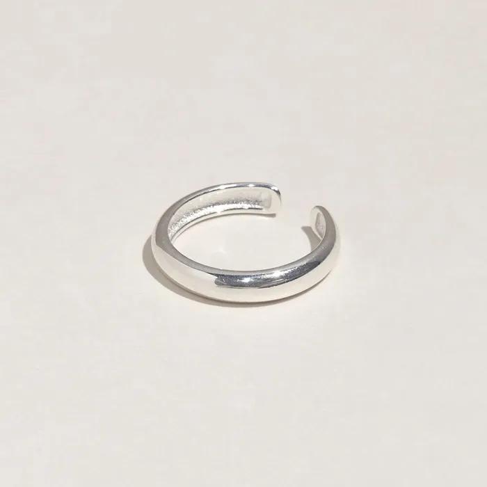 Glossy Easy Ring (silver925)(2color)