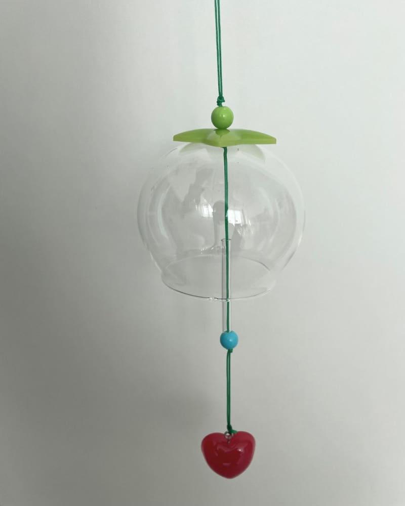 [투명] 멋쟁이 토마토 후우링 유리종 도어벨 집들이 선물