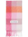 fringed logo scarf