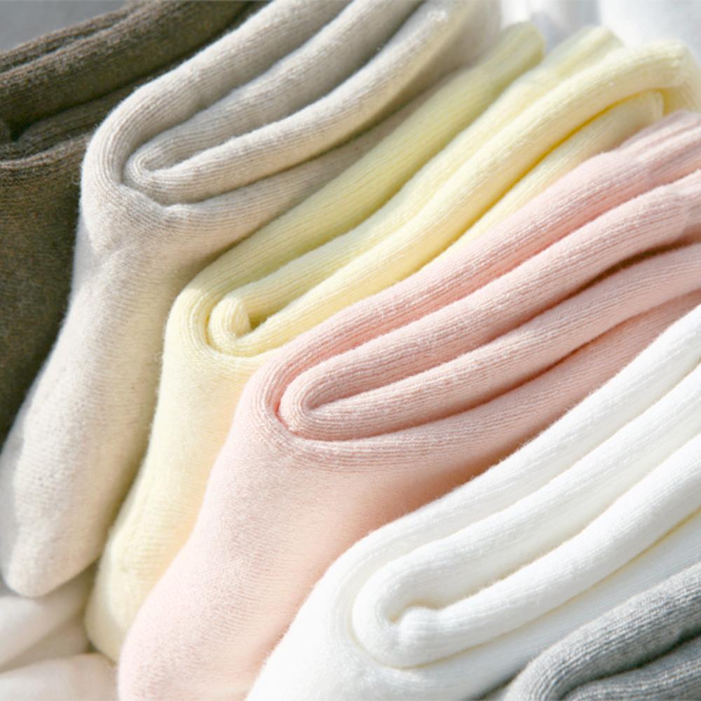 W616 따뜻한 두꺼운 순면 통파일 무지 긴 양말 여자 남자 빅사이즈 수면 겨울 덧신 니삭스