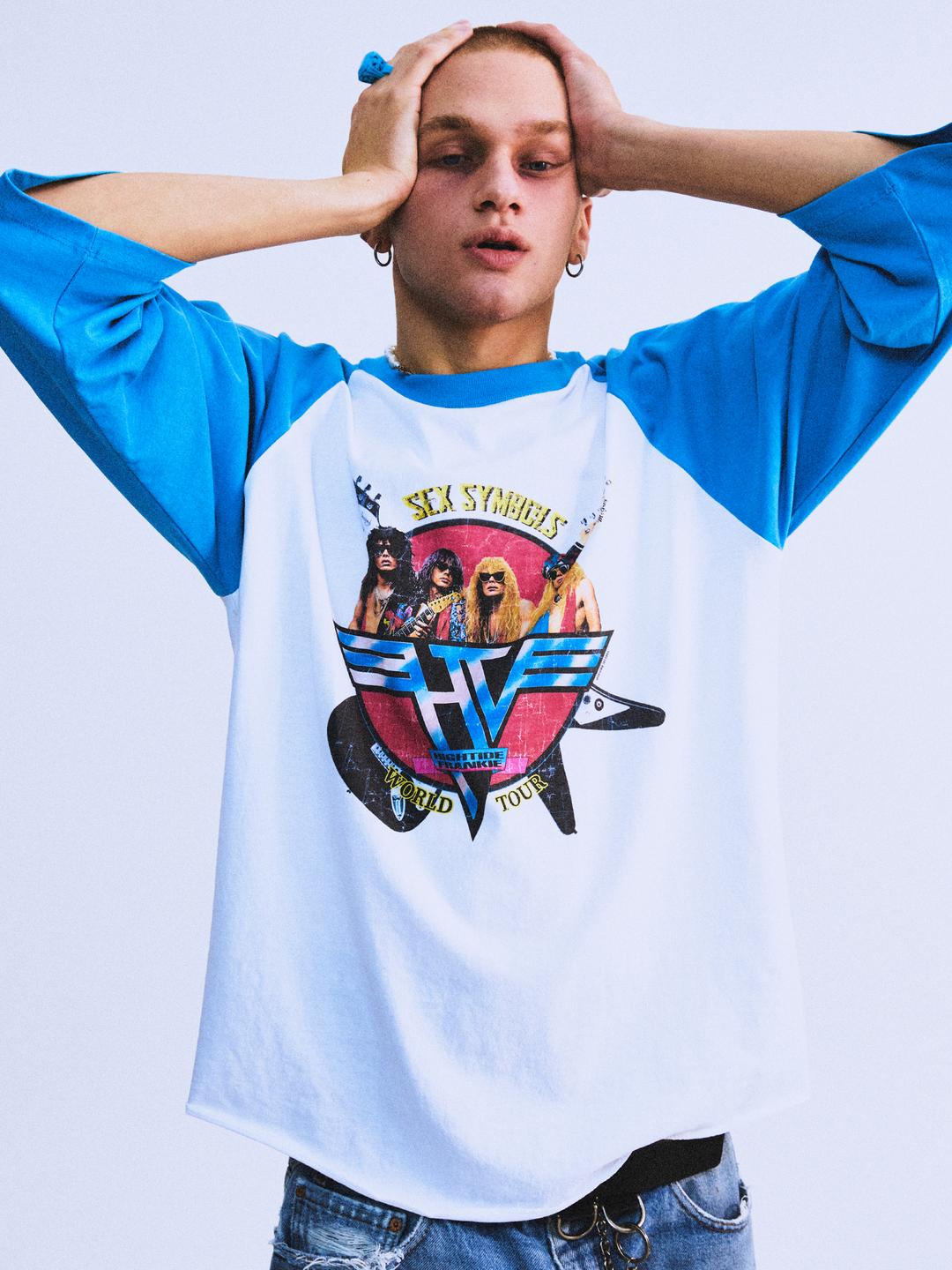 HTF SURGE RAGLAN TSHIRT BLUE