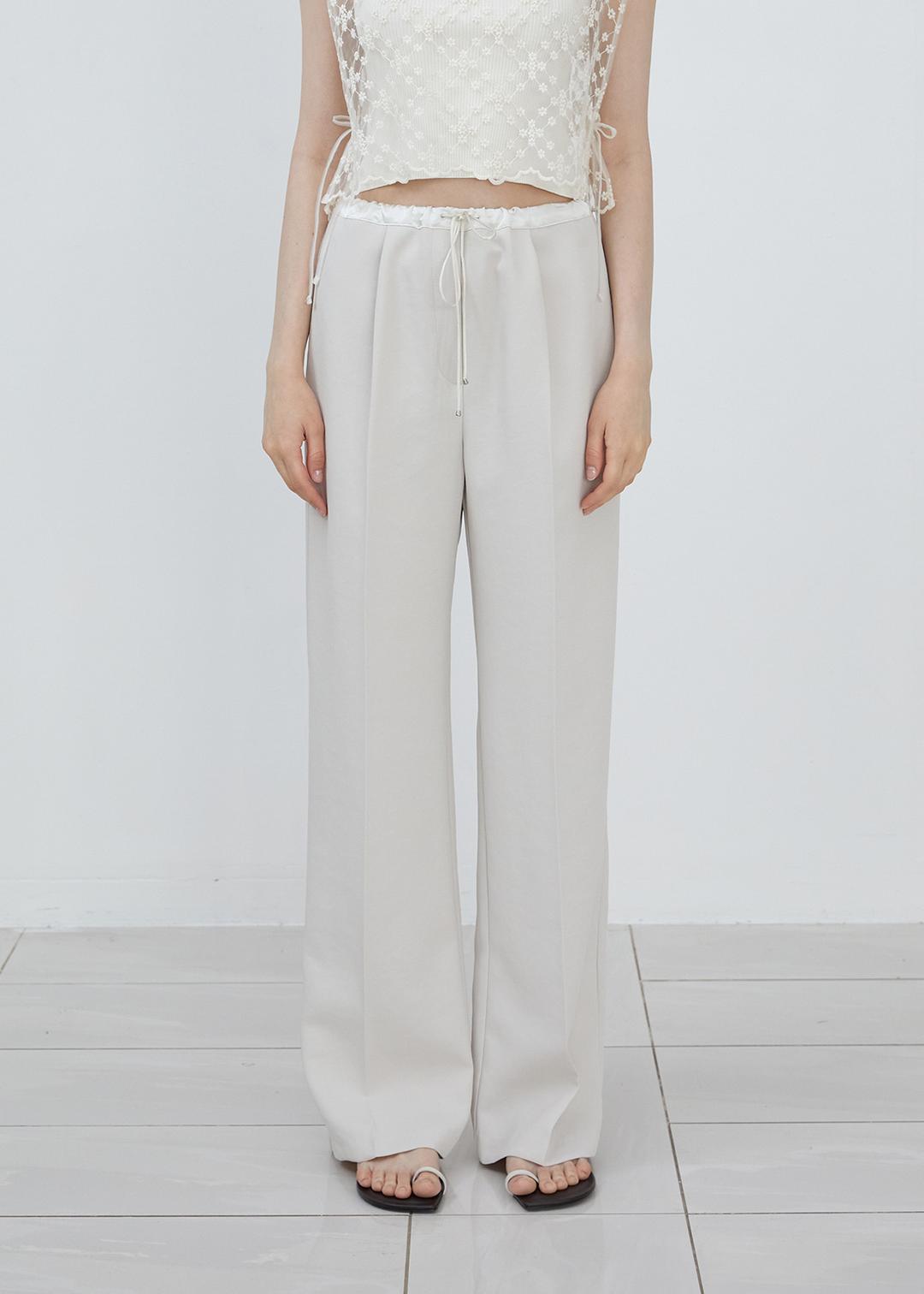 Shirring band pants