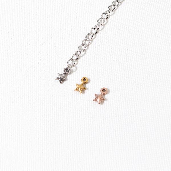 [8-026-16]써지컬스틸 펜던트 초미니별 5x7mm ,1개