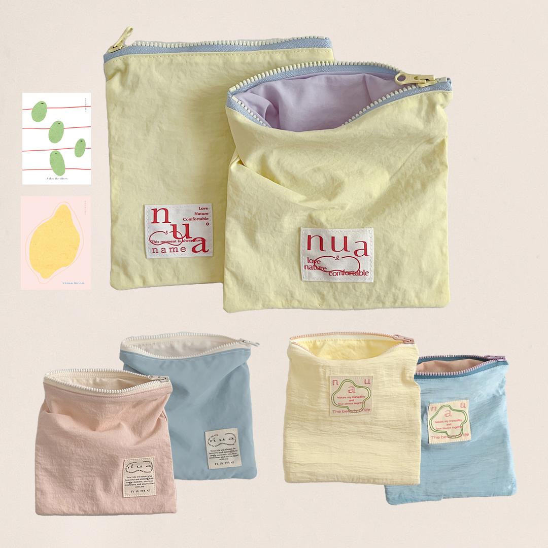 [엽서증정] 누아네임 파우치 basic pouch