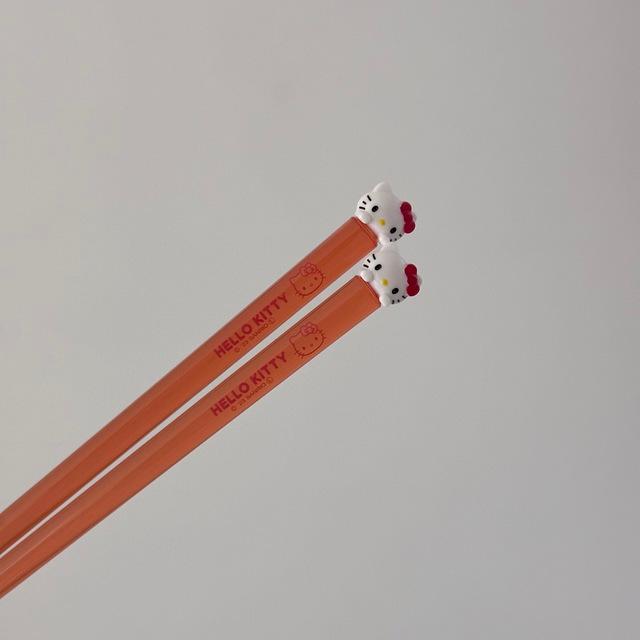 키티 아크릴 젓가락