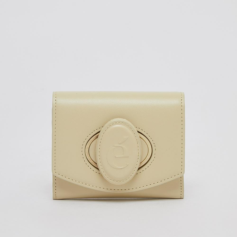 Oval wallet(Butter)