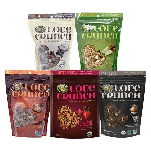 네이쳐스패스 러브크런치 프리미엄 그래놀라 다크 초콜릿 레드베리 325g