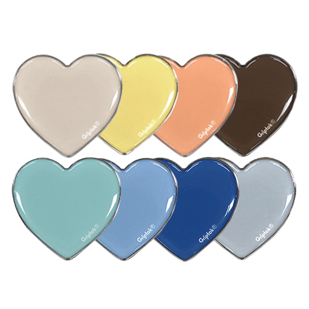 그립톡 실버 하트 버튼 21S 스마트톡