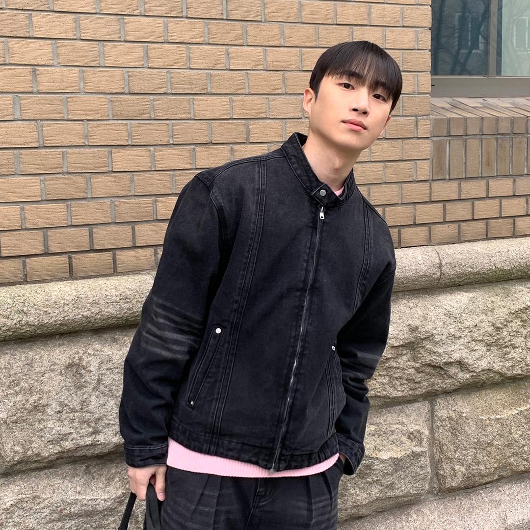 할리 바이커 데님 트러커 자켓 (Set up / 2color)