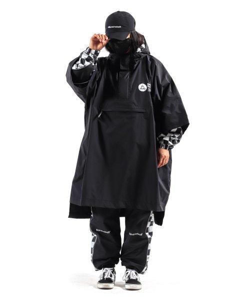 [방수]BBB Rain Poncho 레인 판초우의 / Black