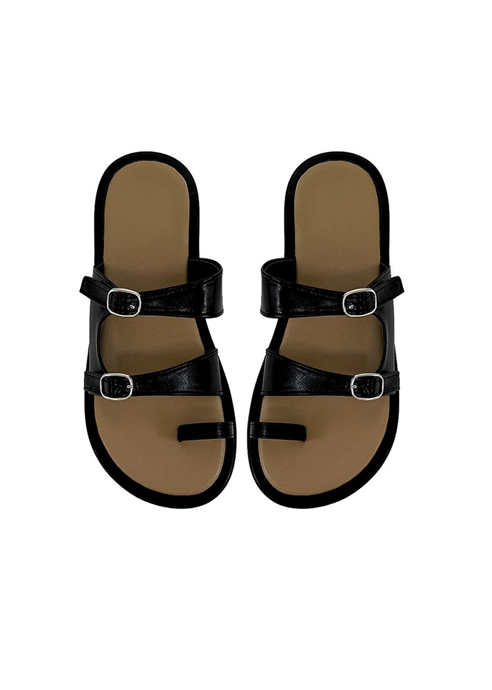 NO.53 BLACK ZEMI SLIDES